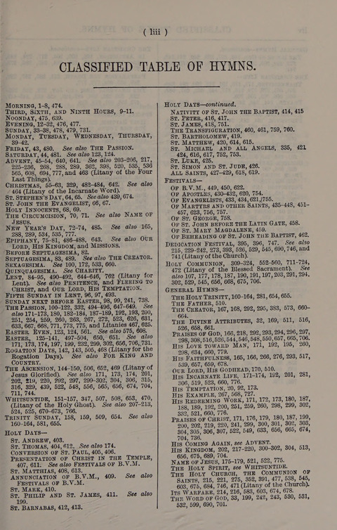 Hymns Ancient and Modern (Standard ed.) page lvii