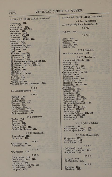 Hymns Ancient and Modern (Standard ed.) page xl