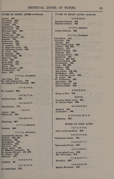 Hymns Ancient and Modern (Standard ed.) page xlv