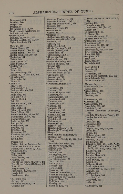 Hymns Ancient and Modern (Standard ed.) page xlviii