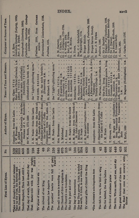 Hymns Ancient and Modern (Standard ed.) page xxxi