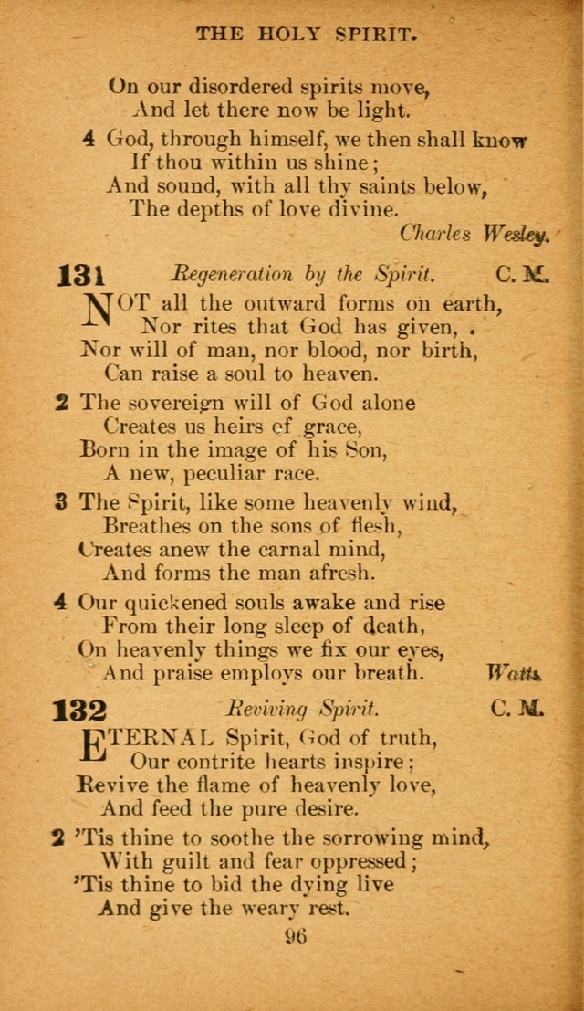 Hymnal: adapted to the doctrines and usages of the African Methodist Episcopal Church. Revised Edition page 100