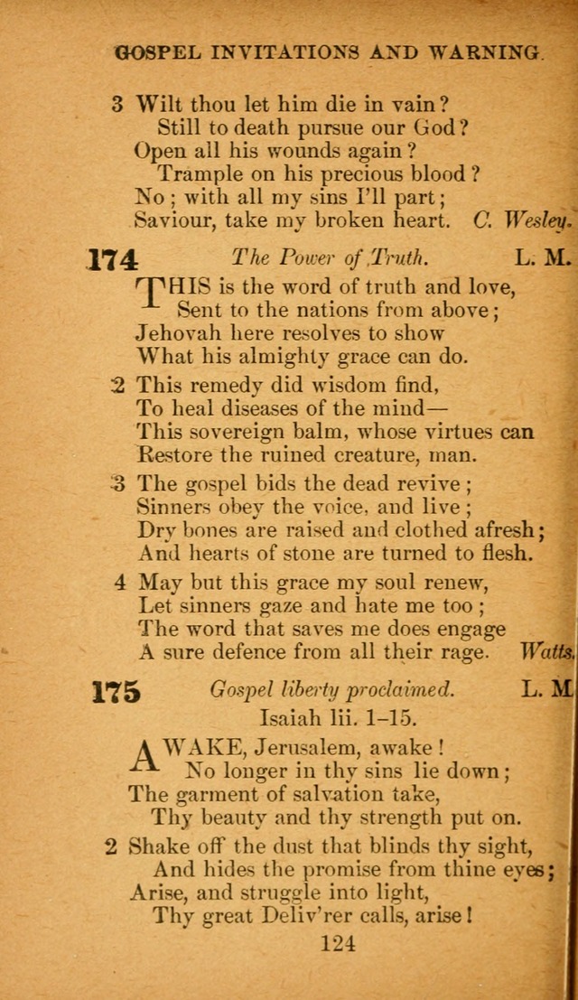 Hymnal: adapted to the doctrines and usages of the African Methodist Episcopal Church. Revised Edition page 128