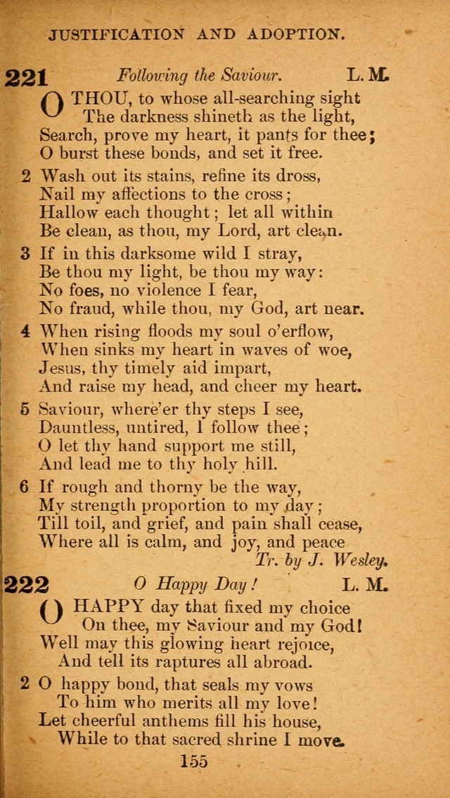 Hymnal: adapted to the doctrines and usages of the African Methodist Episcopal Church. Revised Edition page 159