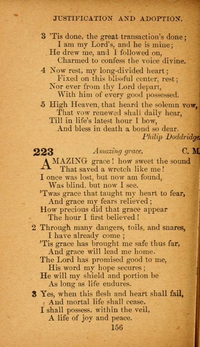 Hymnal: adapted to the doctrines and usages of the African Methodist Episcopal Church. Revised Edition page 160