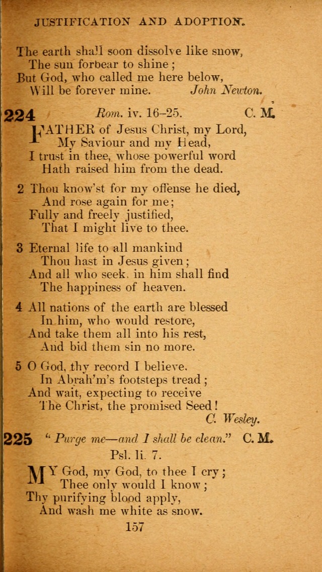 Hymnal: adapted to the doctrines and usages of the African Methodist Episcopal Church. Revised Edition page 163