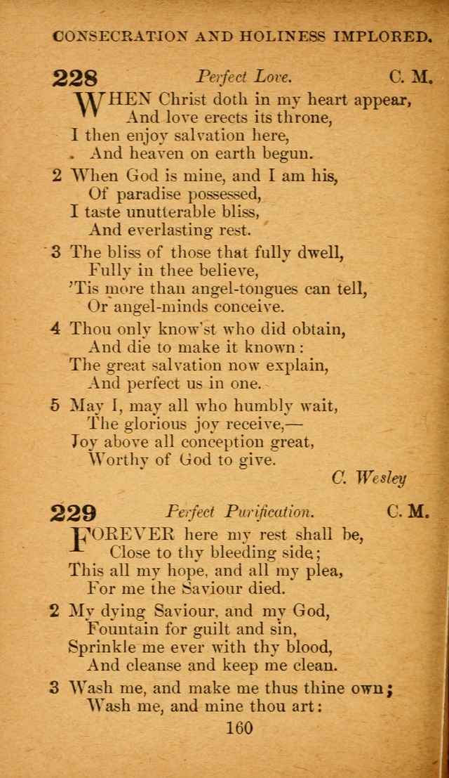 Hymnal: adapted to the doctrines and usages of the African Methodist Episcopal Church. Revised Edition page 166