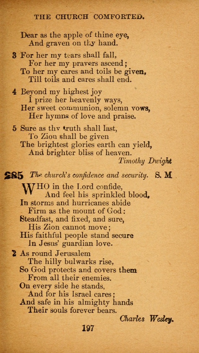 Hymnal: adapted to the doctrines and usages of the African Methodist Episcopal Church. Revised Edition page 203