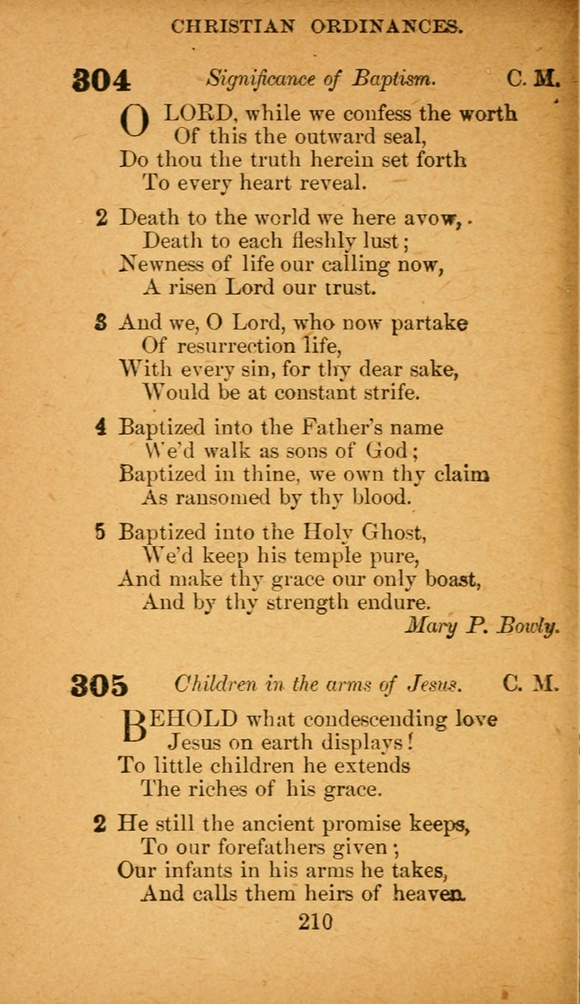 Hymnal: adapted to the doctrines and usages of the African Methodist Episcopal Church. Revised Edition page 218