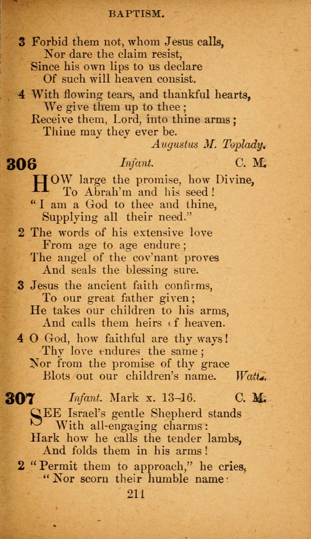 Hymnal: adapted to the doctrines and usages of the African Methodist Episcopal Church. Revised Edition page 219