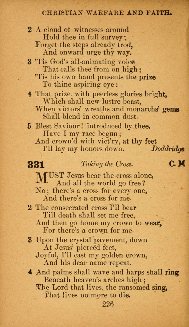 Hymnal: adapted to the doctrines and usages of the African Methodist Episcopal Church. Revised Edition page 234