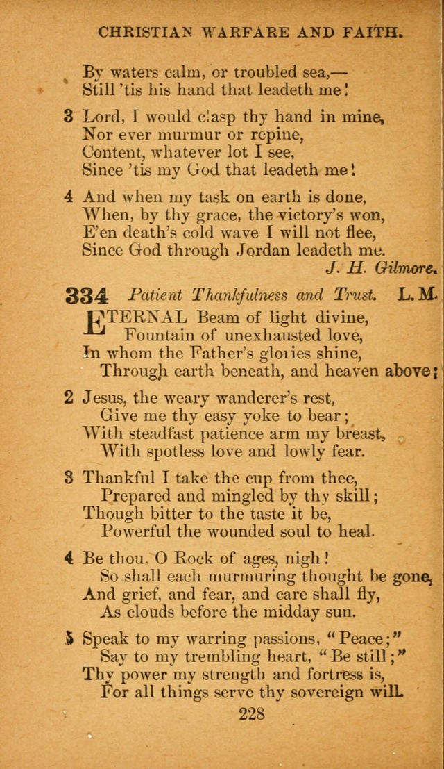 Hymnal: adapted to the doctrines and usages of the African Methodist Episcopal Church. Revised Edition page 236