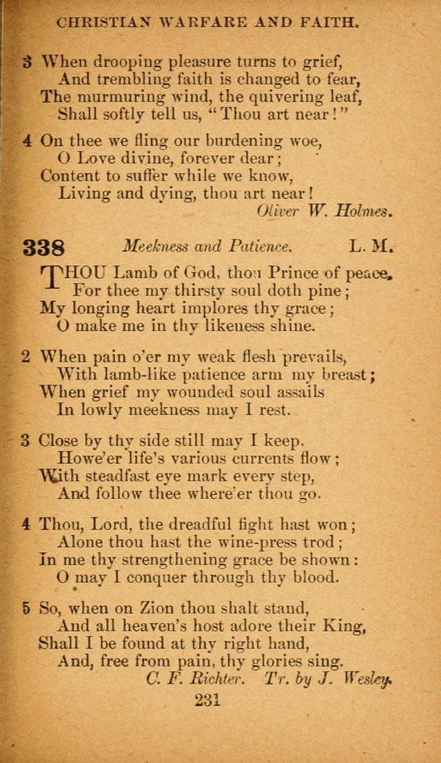 Hymnal: adapted to the doctrines and usages of the African Methodist Episcopal Church. Revised Edition page 239