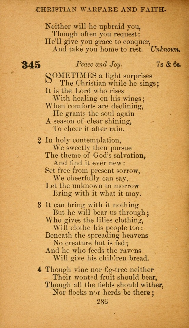 Hymnal: adapted to the doctrines and usages of the African Methodist Episcopal Church. Revised Edition page 244