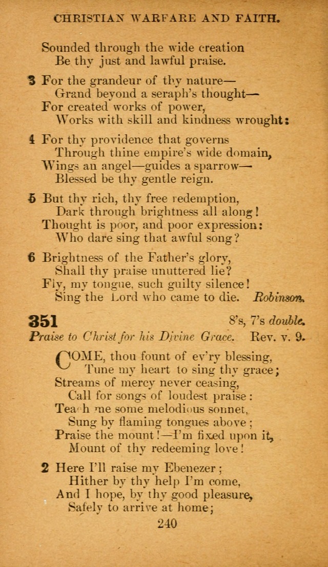 Hymnal: adapted to the doctrines and usages of the African Methodist Episcopal Church. Revised Edition page 248