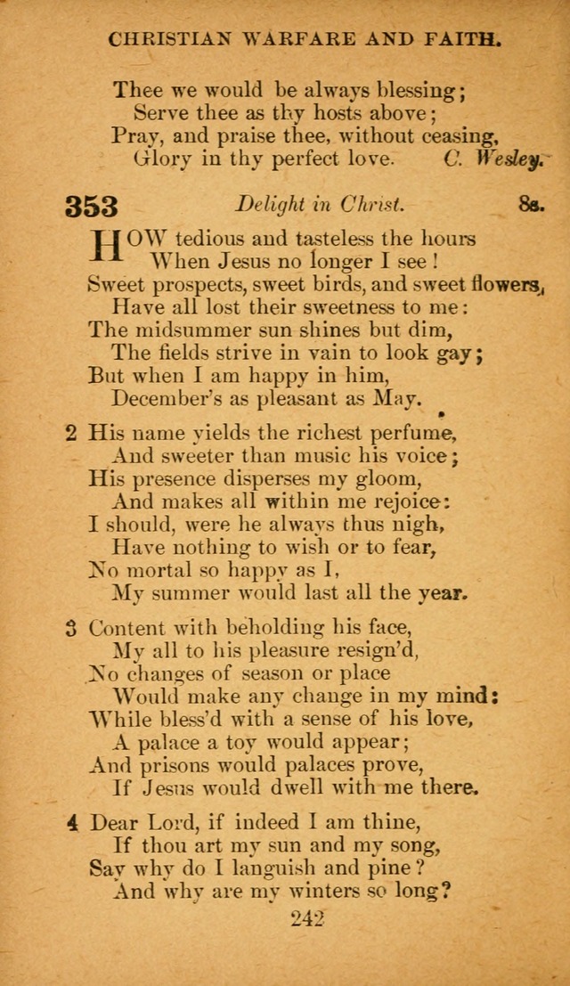 Hymnal: adapted to the doctrines and usages of the African Methodist Episcopal Church. Revised Edition page 250