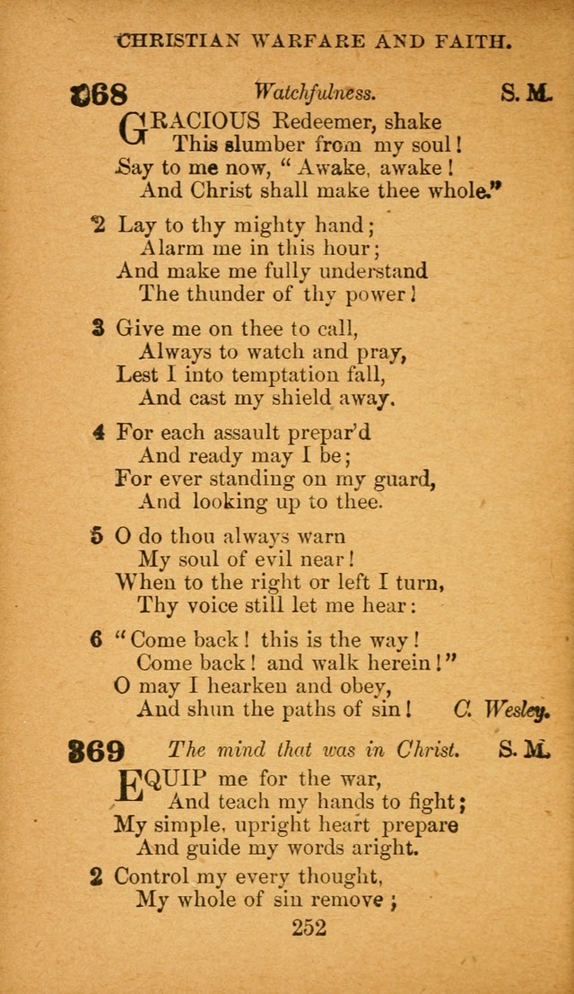 Hymnal: adapted to the doctrines and usages of the African Methodist Episcopal Church. Revised Edition page 260