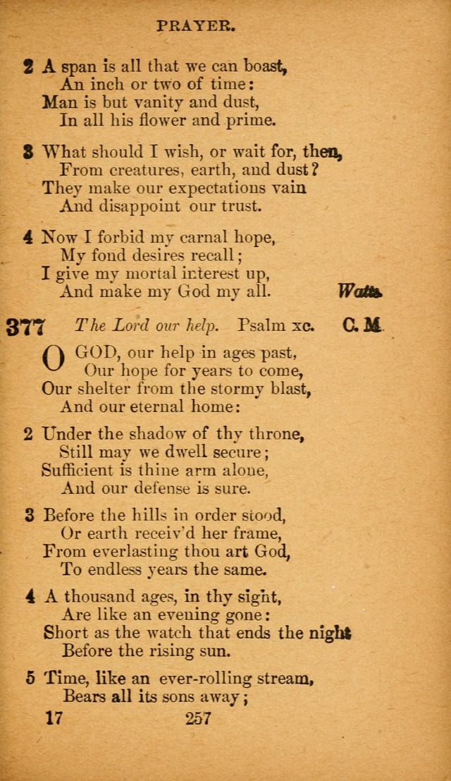 Hymnal: adapted to the doctrines and usages of the African Methodist Episcopal Church. Revised Edition page 265