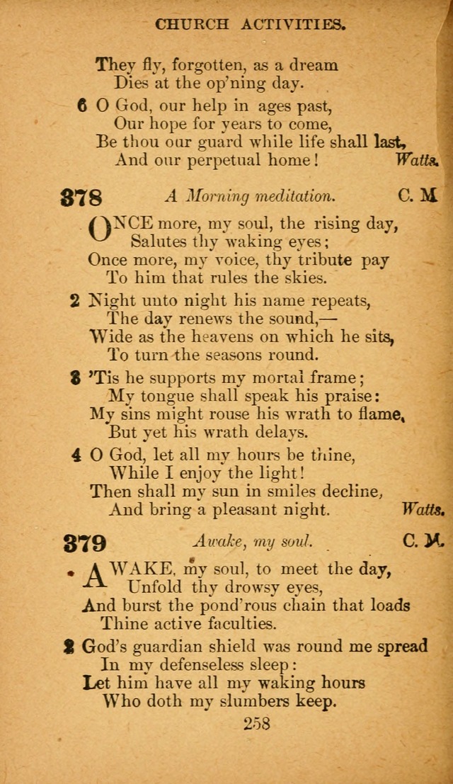 Hymnal: adapted to the doctrines and usages of the African Methodist Episcopal Church. Revised Edition page 266