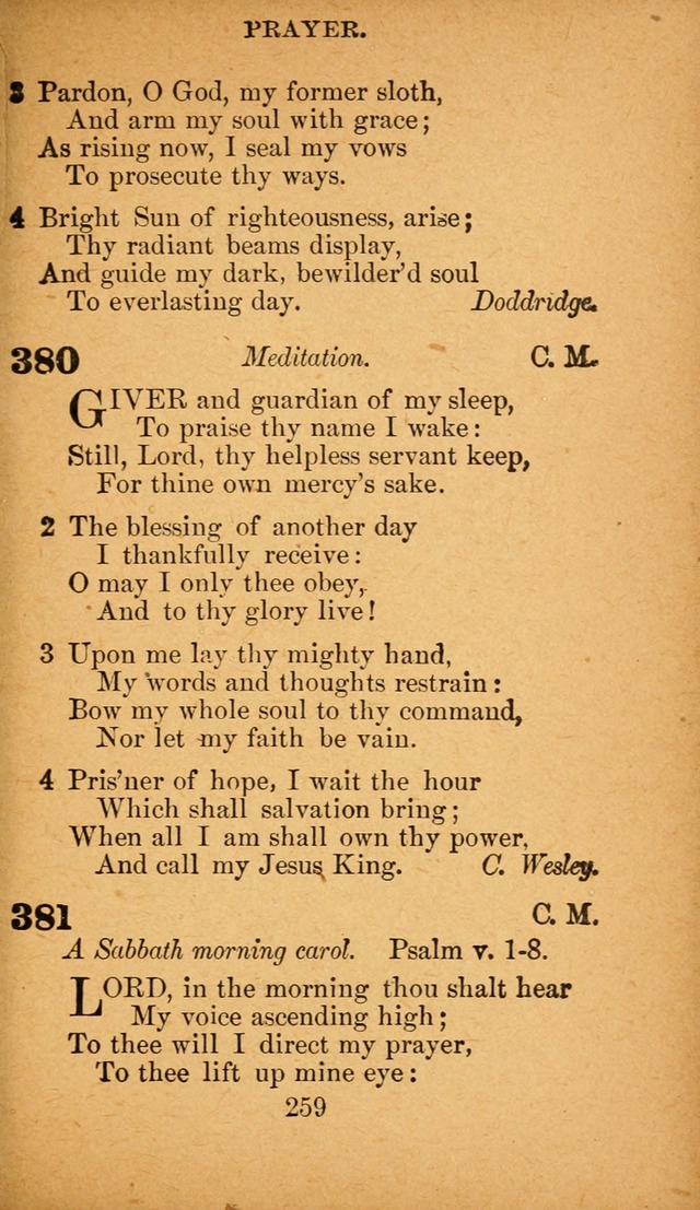 Hymnal: adapted to the doctrines and usages of the African Methodist Episcopal Church. Revised Edition page 267