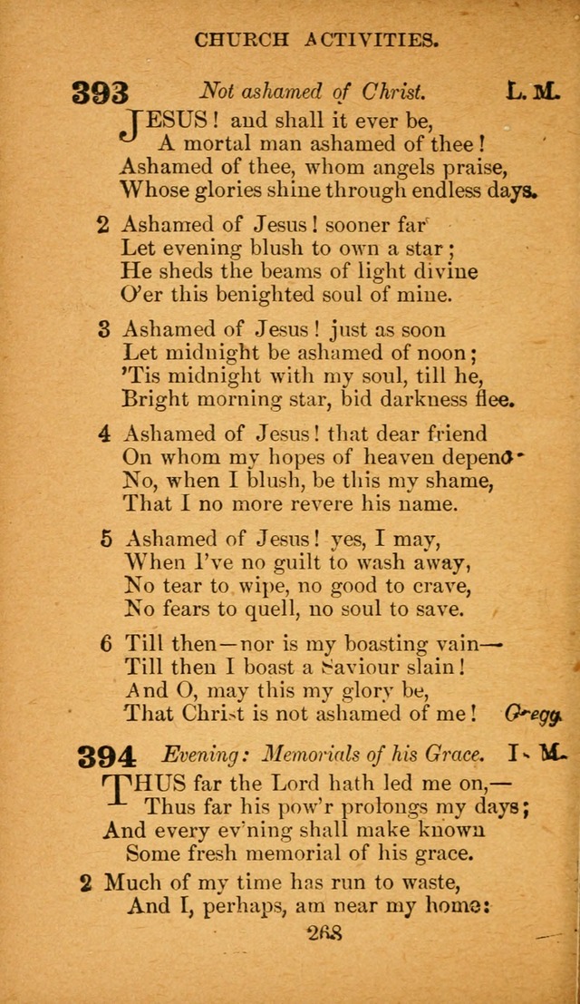 Hymnal: adapted to the doctrines and usages of the African Methodist Episcopal Church. Revised Edition page 276