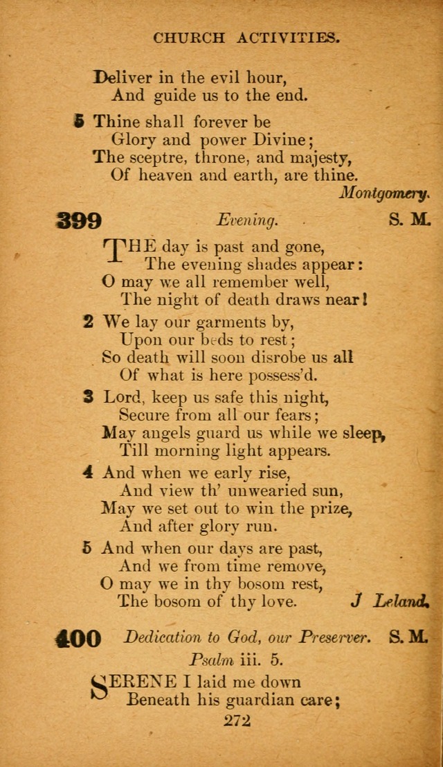 Hymnal: adapted to the doctrines and usages of the African Methodist Episcopal Church. Revised Edition page 280