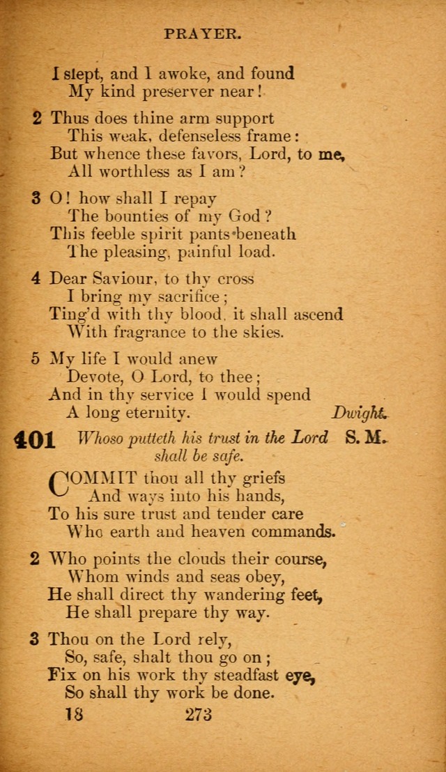 Hymnal: adapted to the doctrines and usages of the African Methodist Episcopal Church. Revised Edition page 281