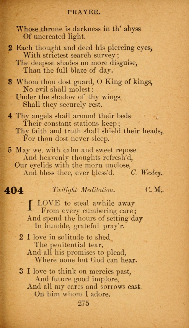 Hymnal: adapted to the doctrines and usages of the African Methodist Episcopal Church. Revised Edition page 283