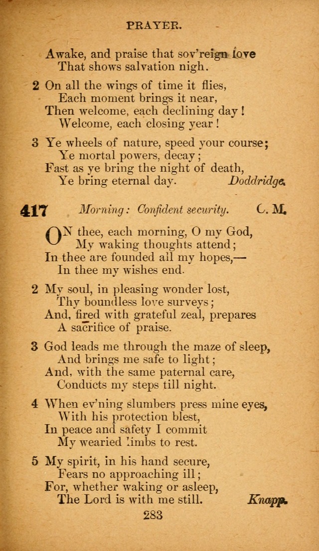 Hymnal: adapted to the doctrines and usages of the African Methodist Episcopal Church. Revised Edition page 291