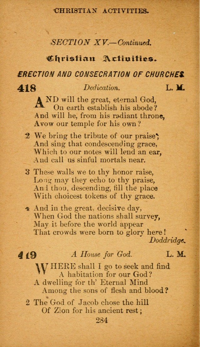 Hymnal: adapted to the doctrines and usages of the African Methodist Episcopal Church. Revised Edition page 292