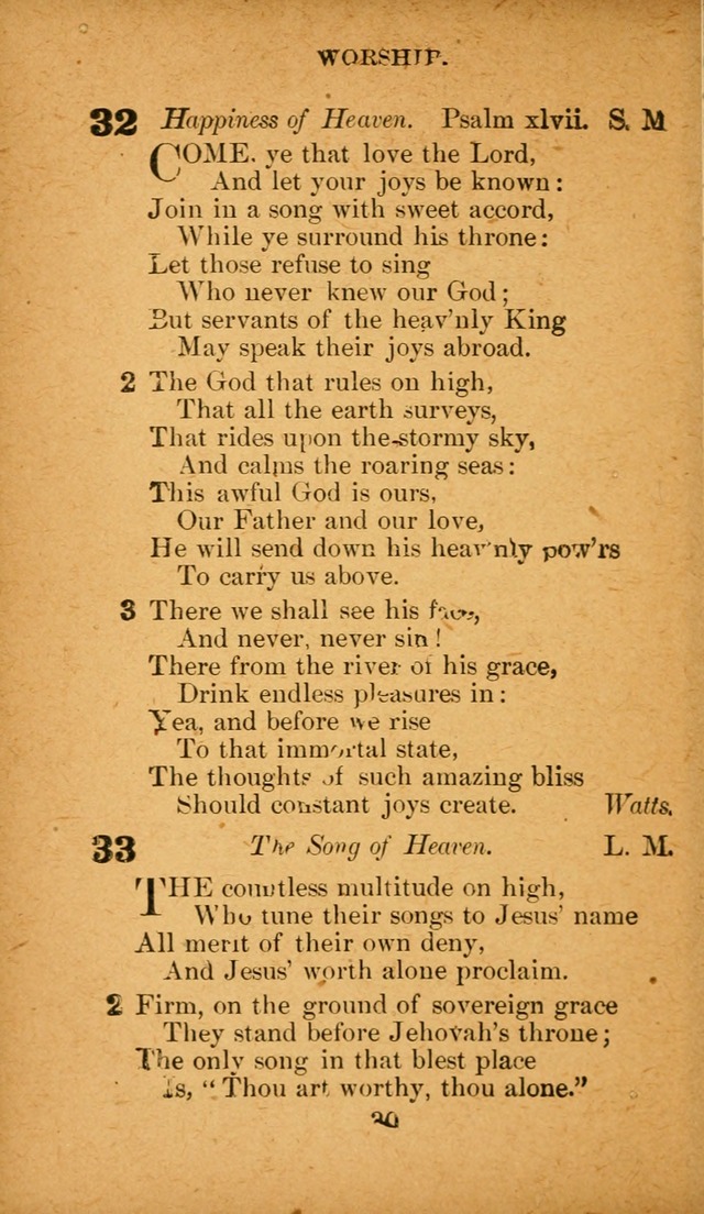 Hymnal: adapted to the doctrines and usages of the African Methodist Episcopal Church. Revised Edition page 30