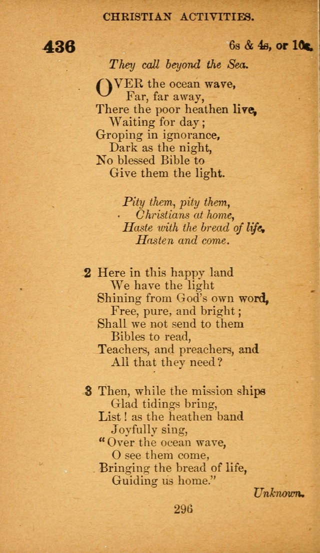 Hymnal: adapted to the doctrines and usages of the African Methodist Episcopal Church. Revised Edition page 304