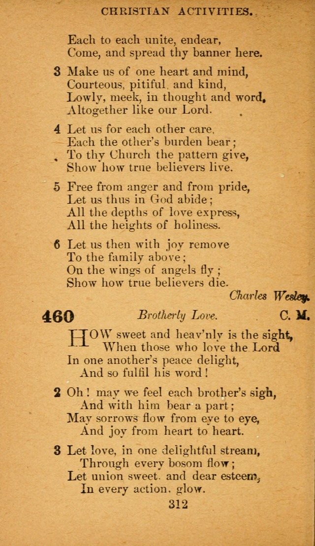 Hymnal: adapted to the doctrines and usages of the African Methodist Episcopal Church. Revised Edition page 320