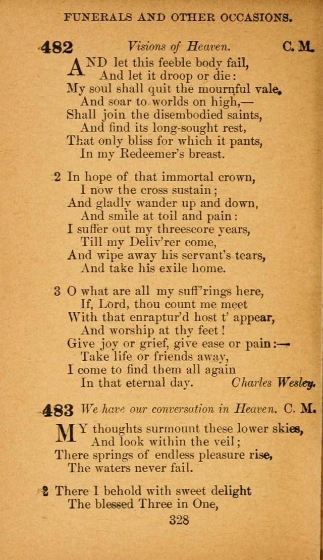 Hymnal: adapted to the doctrines and usages of the African Methodist Episcopal Church. Revised Edition page 336