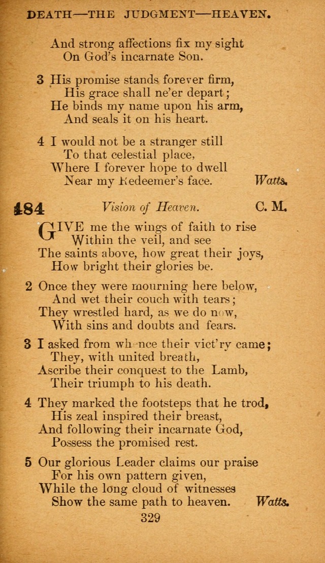 Hymnal: adapted to the doctrines and usages of the African Methodist Episcopal Church. Revised Edition page 337