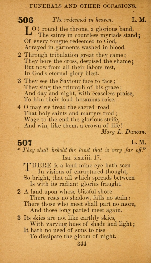 Hymnal: adapted to the doctrines and usages of the African Methodist Episcopal Church. Revised Edition page 352