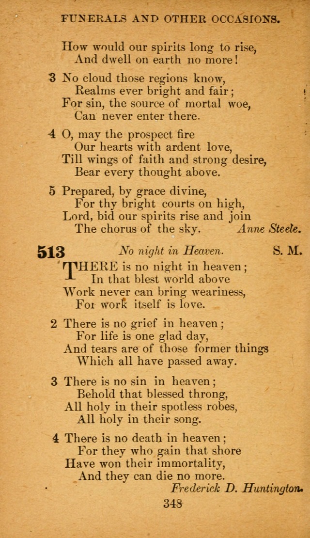 Hymnal: adapted to the doctrines and usages of the African Methodist Episcopal Church. Revised Edition page 356