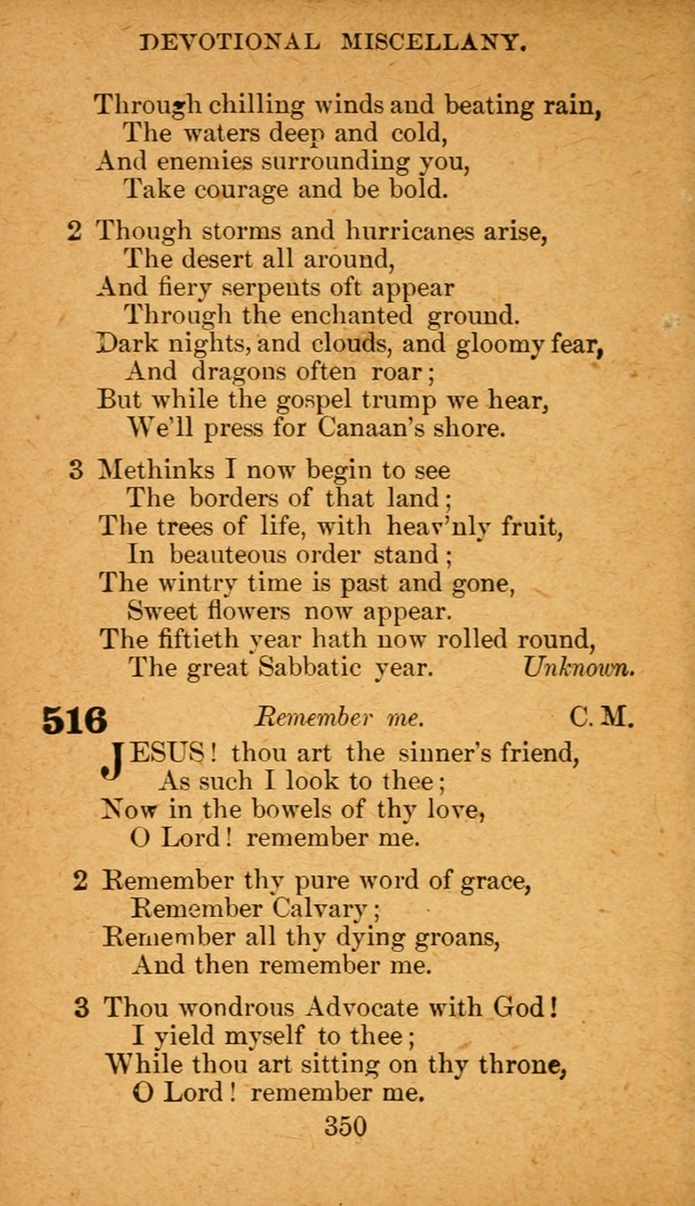 Hymnal: adapted to the doctrines and usages of the African Methodist Episcopal Church. Revised Edition page 358