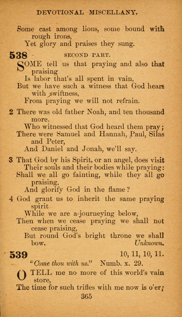 Hymnal: adapted to the doctrines and usages of the African Methodist Episcopal Church. Revised Edition page 373