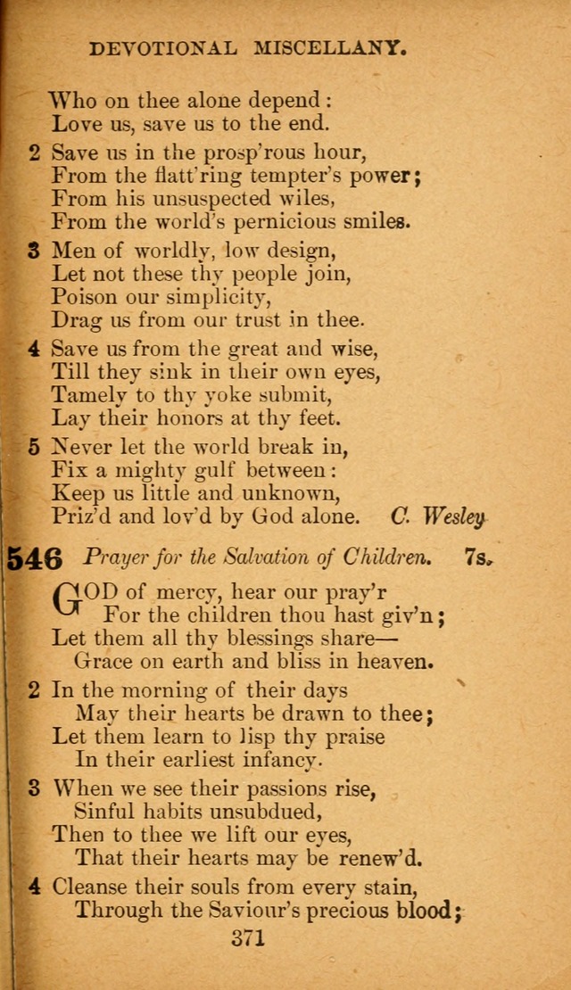 Hymnal: adapted to the doctrines and usages of the African Methodist Episcopal Church. Revised Edition page 379