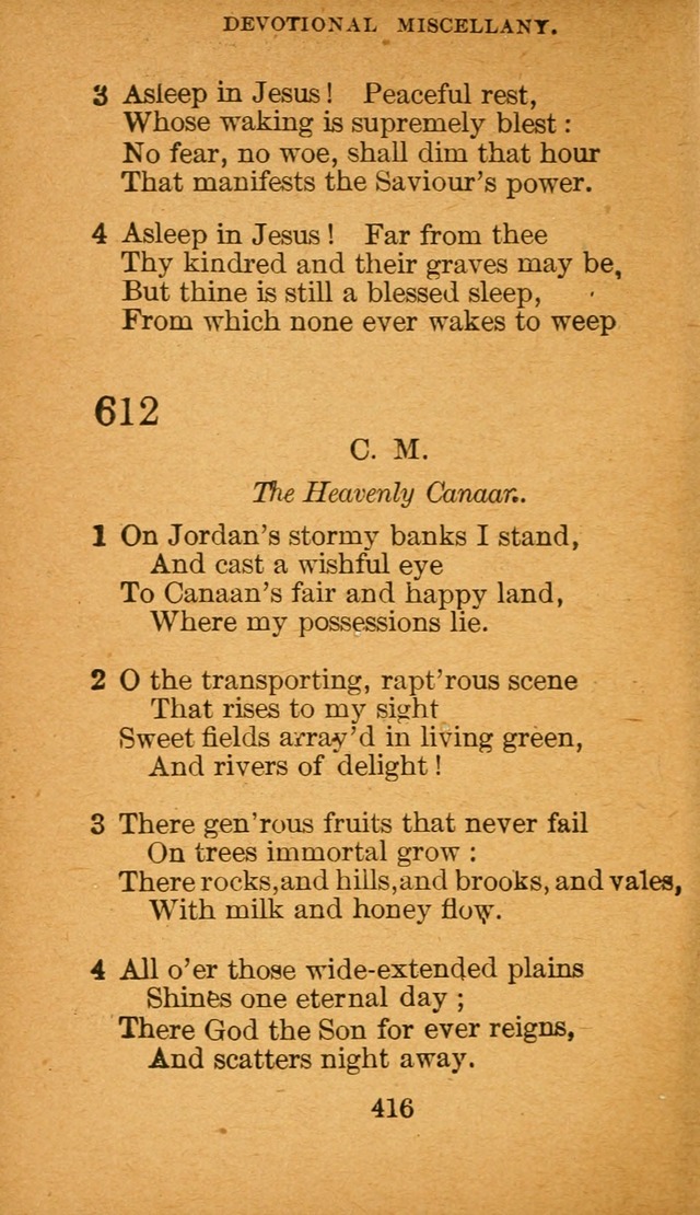 Hymnal: adapted to the doctrines and usages of the African Methodist Episcopal Church. Revised Edition page 424