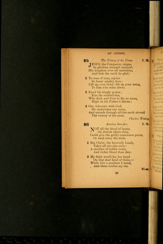 Hymnal: adapted to the doctrines and usages of the African Methodist Episcopal Church. Revised Edition page 66