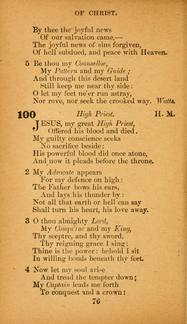 Hymnal: adapted to the doctrines and usages of the African Methodist Episcopal Church. Revised Edition page 80