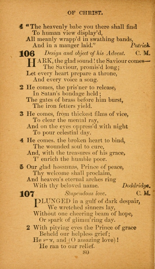 Hymnal: adapted to the doctrines and usages of the African Methodist Episcopal Church. Revised Edition page 84