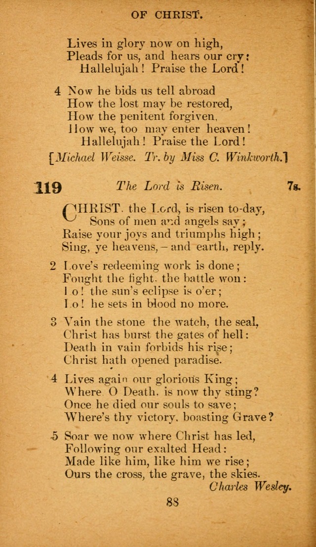 Hymnal: adapted to the doctrines and usages of the African Methodist Episcopal Church. Revised Edition page 92