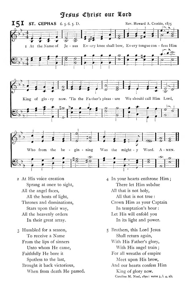 The Hymnal: published by the Authority of the General Assembly of the Presbyterian Church in the U.S.A. page 124