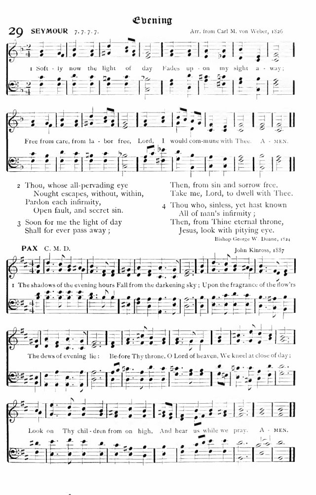 The Hymnal: published by the Authority of the General Assembly of the Presbyterian Church in the U.S.A. page 27