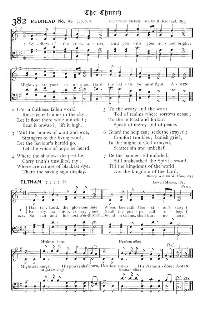 The Hymnal: published by the Authority of the General Assembly of the Presbyterian Church in the U.S.A. page 308