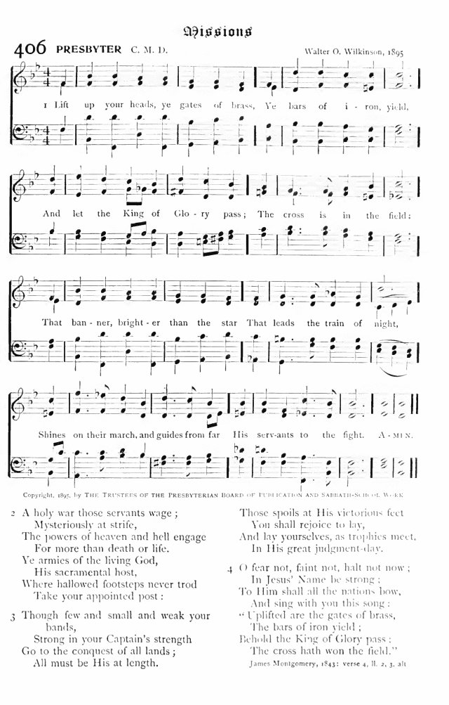 The Hymnal: published by the Authority of the General Assembly of the Presbyterian Church in the U.S.A. page 325