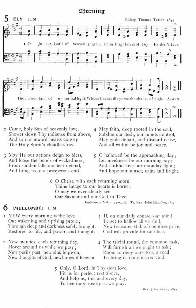 The Hymnal: published by the Authority of the General Assembly of the Presbyterian Church in the U.S.A. page 5